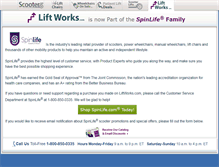 Tablet Screenshot of liftworks.com