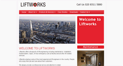 Desktop Screenshot of liftworks.co.uk