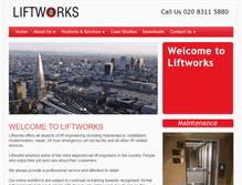 Tablet Screenshot of liftworks.co.uk
